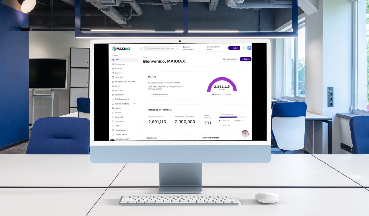 MagicAI Dashboard Mockup